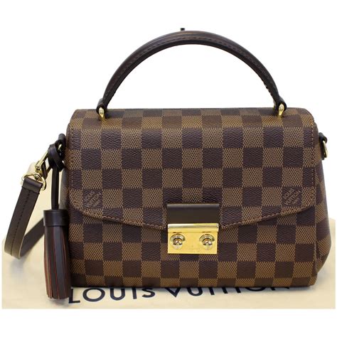 lv shoulder bag damier|louis vuitton brown checkered bag.